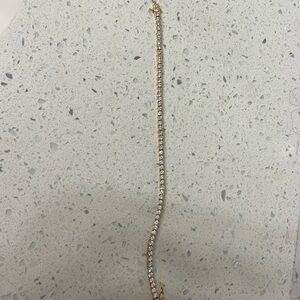 Gold Tennis Bracelet